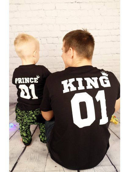 Triko ROYAL FAMILY BLACK - Tatínek