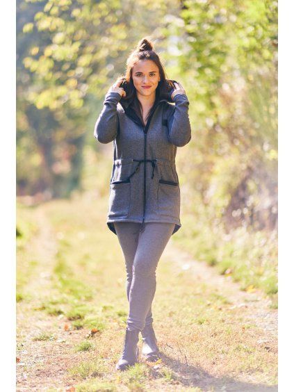 Hřejivé zimní TERMO LEGÍNY DARK GREY WARMKEEPER - Maminka