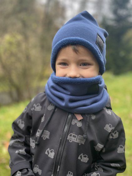 Čepice / Tunel JEANS BLUE WARMKEEPER - Dospělí / Děti