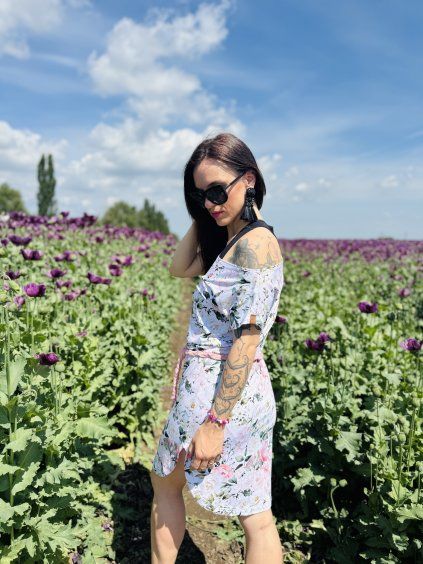 DÁMSKÉ Šaty s pásečkem ALL IN 1 JAPAN