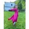 Šaty #MULLETDRESS RASPBERRY - Holčička