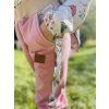 Dívčí Softshellové kalhoty s fleecem PINK ANIMALS