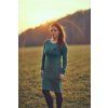 Kojící šaty EMERALD krátká verze ( dlouhý rukáv ) - Maminka