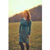 Kojící šaty EMERALD krátká verze ( dlouhý rukáv ) - Maminka