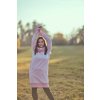 Prodloužená mikina ROLL UP PASTEL Pink - Dámská (vhodné pro TĚHOTNÉ)