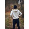 CROP OVERSIZE mikina z warmkeeperu RAINBOW  - Dámská