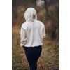 CROP OVERSIZE mikina z warmkeeperu RAINBOW  - Dámská