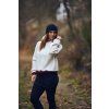 CROP OVERSIZE mikina z warmkeeperu RAINBOW  - Dámská