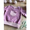 DÍVČÍ Mikina DARK PINK Kitty
