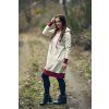DÁMSKÁ Prodloužená WARMKEEPER mikina HOOD UP RAINBOW  (vhodné pro TĚHOTNÉ)