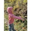 Hřejivá DÍVČÍ mikina FLEECE HOODIE Pink