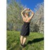 DÁMSKÉ Šaty VAMP BLACK SHIMMER mušelín