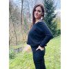 Dámská CROP mikina BLACK WARMKEEPER