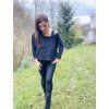 Dámská CROP mikina BLACK WARMKEEPER