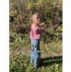 DÍVČÍ CROP mikina PINK WARMKEEPER
