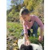 DÍVČÍ CROP mikina PINK WARMKEEPER
