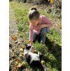 DÍVČÍ CROP mikina PINK WARMKEEPER