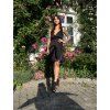 Lehoučké DÁMSKÉ Saténové Šaty SATIN Black