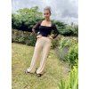 Dámské elegantní kalhoty BUSINESS NUDE LONG