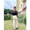Dámské elegantní kalhoty BUSINESS NUDE SHORT