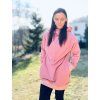 Dámská Kojicí mikina se skrytými zipy PINK ATLANTIC (mikina vhodná na kojení i jako těhotenská)