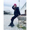 Dámská NEKOJICÍ mikina HOODIE SHINY Black