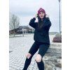 Dámská NEKOJICÍ mikina HOODIE SHINY Black