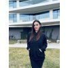 Dámská NEKOJICÍ mikina HOODIE SHINY Black