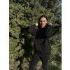 Dámská NEKOJICÍ mikina HOODIE SHINY Black