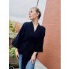 Dámské Mušelínové kimono BLACK