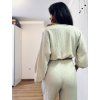 DÁMSKÝ OVERSIZE TOP CREAM CRASH