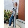 DÁMSKÝ OVERSIZE kabát MELANGE GREY Long