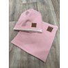 Hřejivé zimní čepice/tunely WARMKEEPER CREAMY PINK - Maminka / Děti