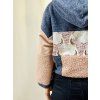Dámská PATCHWORK Oversize Hoodie 2