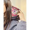 Dámská CROP OVERSIZE mikina DARK GREY