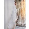 DÁMSKÝ OVERSIZE TOP Beige MUŠELÍN