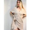 DÁMSKÉ Šaty ASHTANGA Beige mušelín