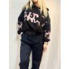Dámská PATCHWORK Oversize Hoodie 10