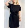 DÁMSKÉ ŠATY S ROZPARKY BLACK