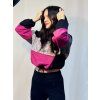 Dámská PATCHWORK Oversize Hoodie 13