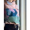 Dámská PATCHWORK Oversize Hoodie 19