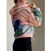 Dámská PATCHWORK Oversize Hoodie 19