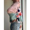 Dámská PATCHWORK Oversize Hoodie 20