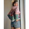Dámská PATCHWORK Oversize Hoodie 20