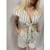 DÁMSKÉ Mušelínové Kraťasy STRIPES 2 HIGH