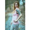 Kojící tílko s mašlemi Light PINK - Maminka