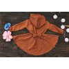 Softshell kabát s fleecem CINNAMON DOTS - Holčička
