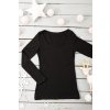 Triko LACE BLACK (dlouhý rukáv) - Maminka