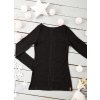 Triko LACE BLACK (dlouhý rukáv) - Maminka